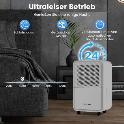 15L Home Dehumidifier – 4 Modes, 24-Hour Timer, Quiet Operation
