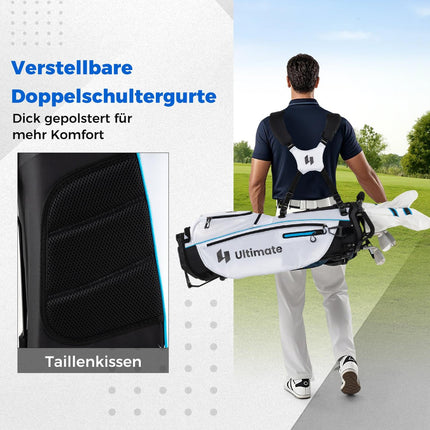 15-Piece Men's Golf Club Set with Bag & Rain Cover