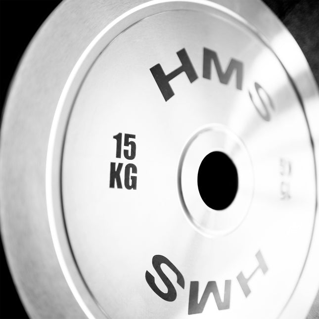 15 kg gekalibreerde stalen Olympische gewichtsschijf