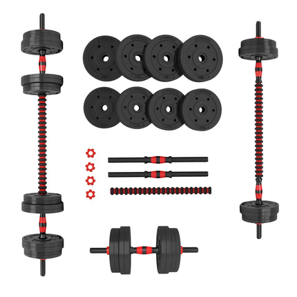 15 kg Composite Barbell & Dumbbell Set