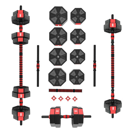15 kg Composite Barbell & Dumbbells Set