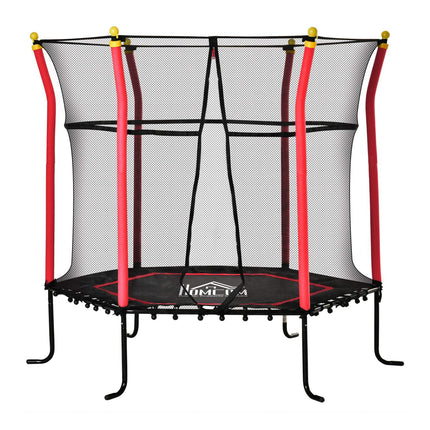 Children 160 cm Fitness trampoline with safety net