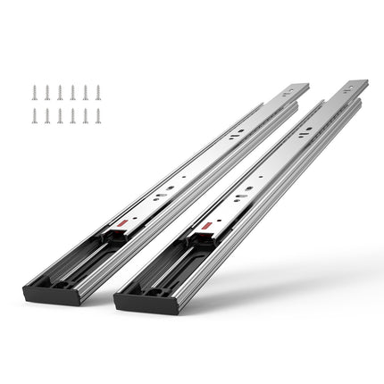 16-Inch Soft-Close Side-Mount Drawer Slides, 10 Pairs, 100 lb