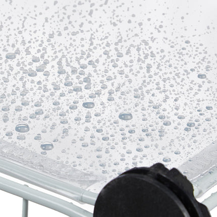 16-piece enclosure for free-roaming animals Transparent