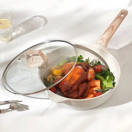 17-Piece Pots and Pans Set, Granite Nonstick, Induction