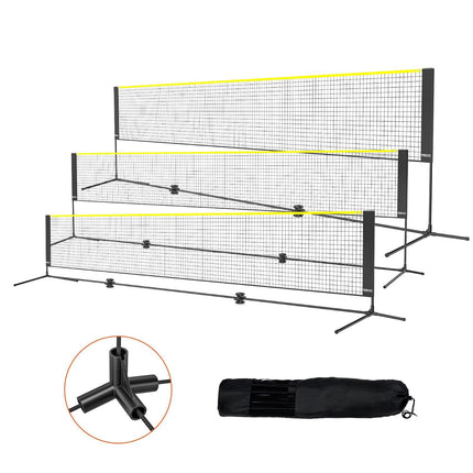 17ft Multi-Sport Net Set – Adjustable Height, Carry Bag