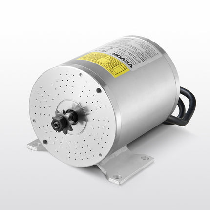 1800W 48V Brushless DC Motor Kit, Controller, Foot Pedal