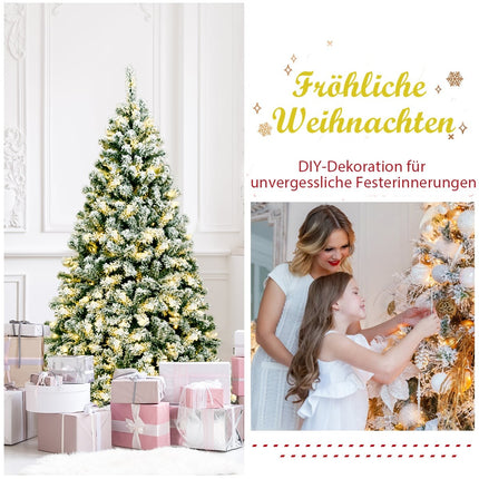 180 cm Artificial Christmas Tree with LED Lights