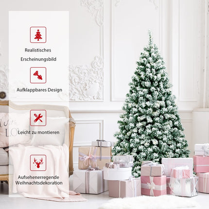 180 cm Artificial Christmas Tree with LED Lights