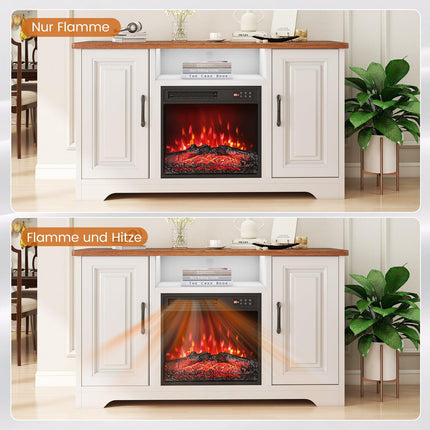 18" Electric Fireplace Insert, 750W/1500W, Remote Control
