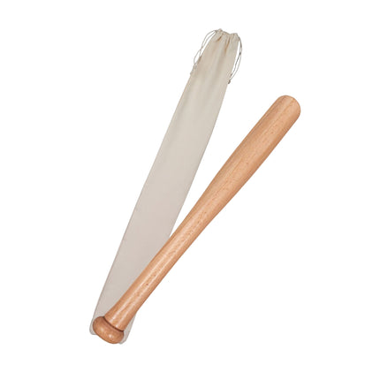 18-Inch Wooden Baseball Bat with Jute Bag