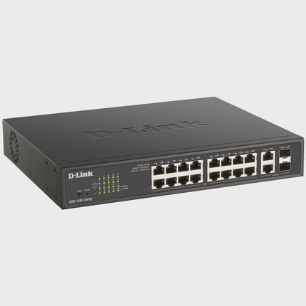 18-Port Smart Gigabit Switch with PoE, 130W Budget