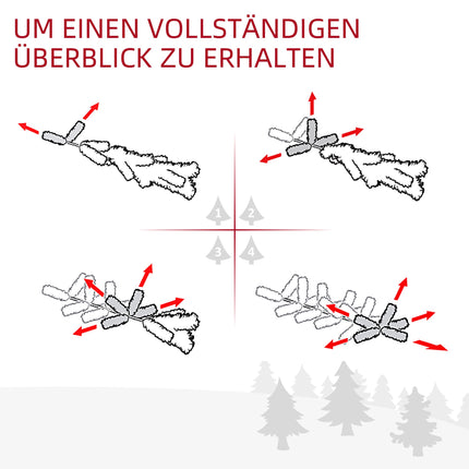 1.8m Artificial Christmas Garland with LED Lights
