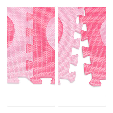 18-piece puzzle mat heart