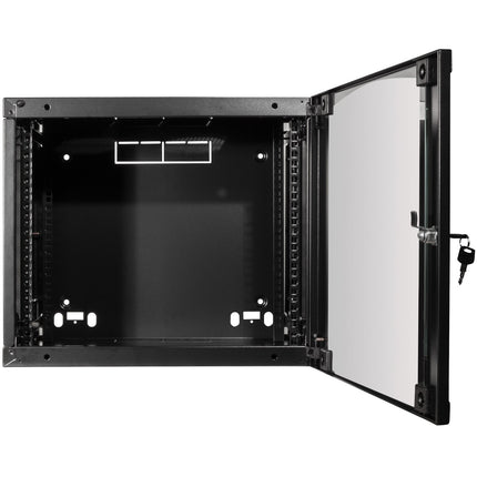 19" Wall cabinet/server cabinet U12 540 x 450 x 595 mm Unassembled Black