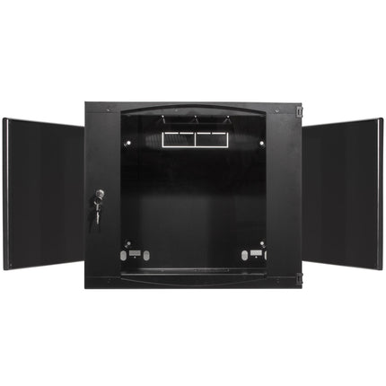 19" Wall cabinet/server cabinet U15 540 x 450 x 725 mm Unassembled Black