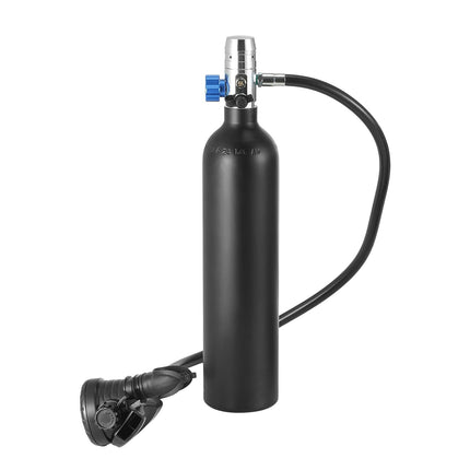 1L Mini Scuba Tank Kit, Refillable, Pump, 15-20 Min
