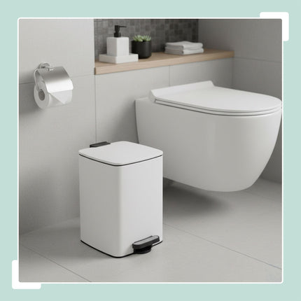 20L Kitchen Pedal Bin with Soft-Close Lid