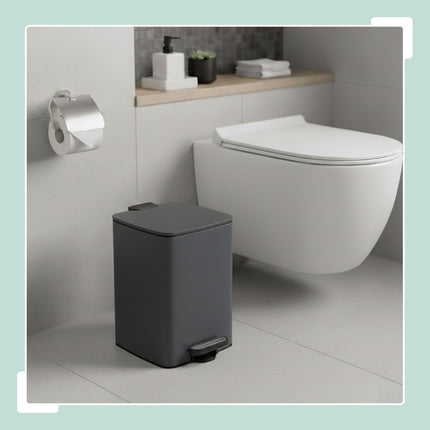 20L Kitchen Pedal Bin with Soft-Close Lid