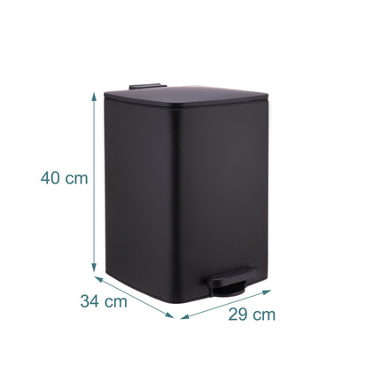 20L Kitchen Pedal Bin with Soft-Close Lid