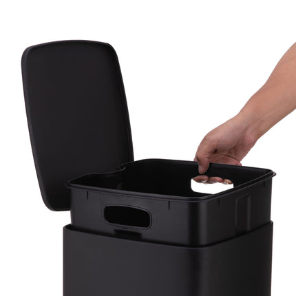 20L Kitchen Pedal Bin with Soft-Close Lid