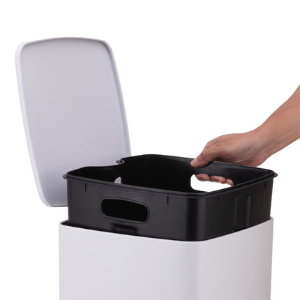 20L Kitchen Pedal Bin with Soft-Close Lid