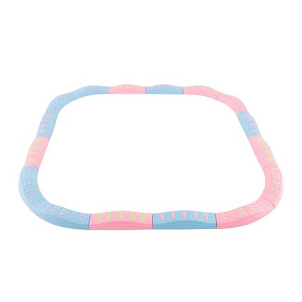20 PCS. Balancing beam set children's balancing blocks stepping stones for indoors and outdoors pink