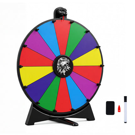 20" Spin Wheel with Blackboard Marker, Multicolor