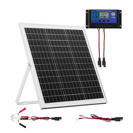 20W 12V Solar Battery Trickle Charger, MPPT, IP67
