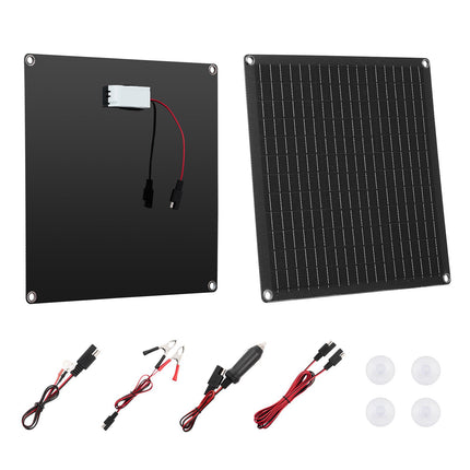 20W 12V Solar Panel Battery Charger, Smart Controller, IP67