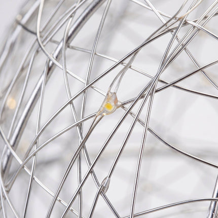 20 cm Silver LED Decorative Light Globe