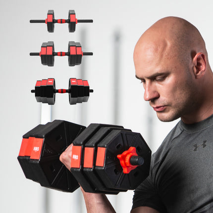 20 kg Composite Barbell & Dumbbells Set
