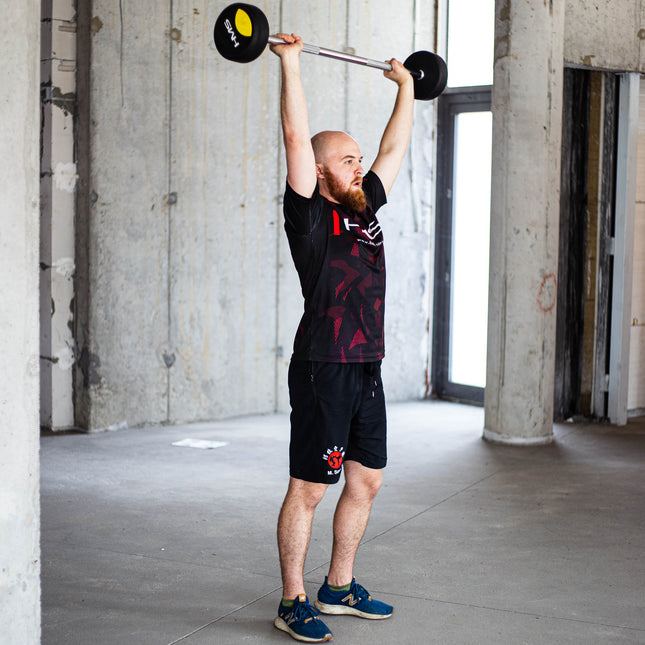 20 kg rubberen halterstang - Fitnessapparatuur voor gewichtheffen