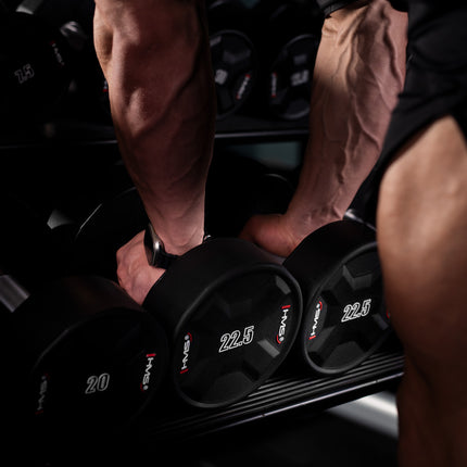 22.5 kg Polyurethane Dumbbell – Durable Fitness Equipment