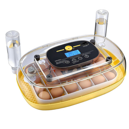 24-Egg Incubator, Auto Turner, LED Candler, Temp Humidity Control