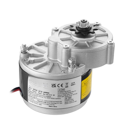 24V 250W Brushed DC Motor Kit – Controller, Throttle