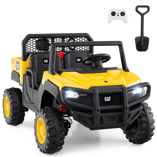 24V Kids Electric Dump Truck, 2-Seater, Remote Control