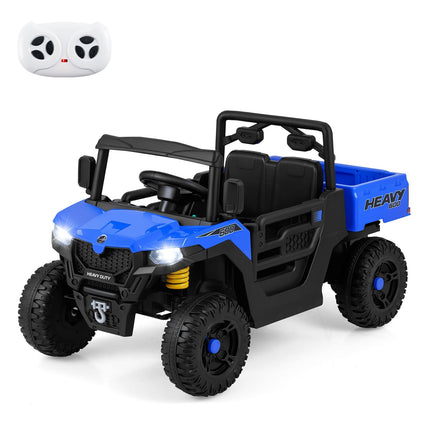 24V Kids Ride-On Dump Truck with Remote & LED Lights