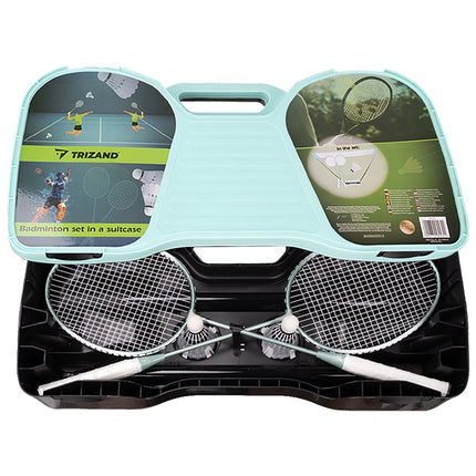 25515 badminton set in case