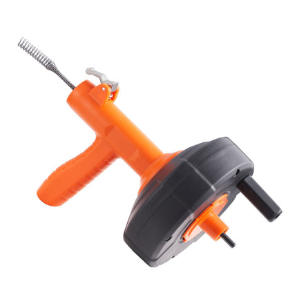 25 Ft Auto-Feed Drain Auger with Drill Adapter Kit