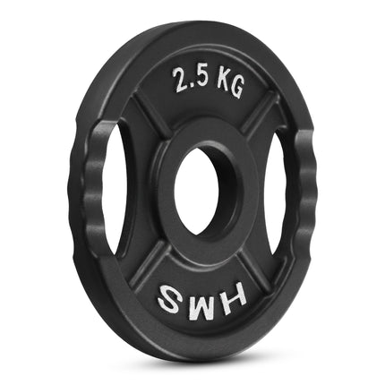 2.5 Kg Black Olympic Weight Plate with Handles