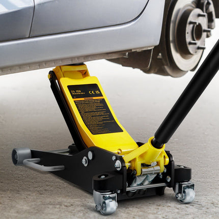 2.5 Ton Low Profile Floor Jack, Dual Pump, 95–475 mm