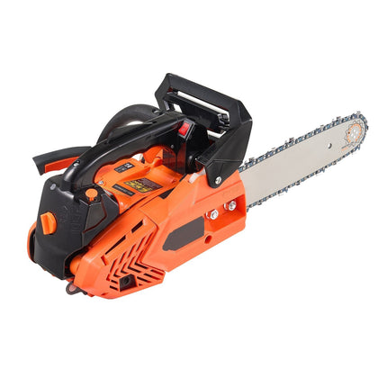 25cc Gas Chainsaw, 12-Inch Bar, 1.02 HP, Dual Tanks