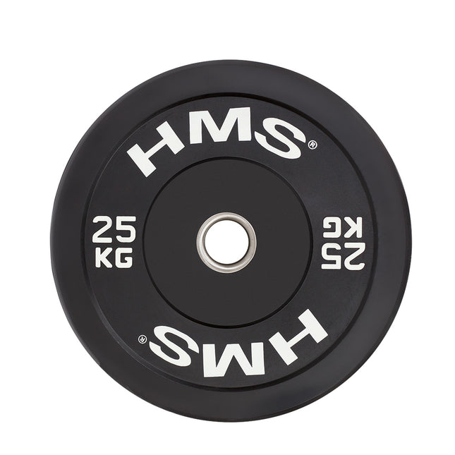 25 kg zwarte Olympische bumperplaat