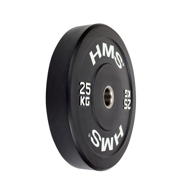 25 kg zwarte Olympische bumperplaat
