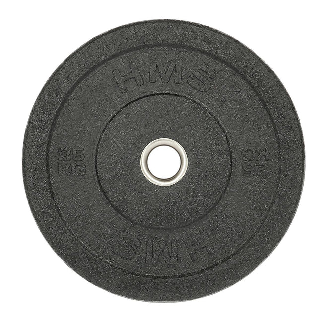 25 kg Zwarte Olympische Bumper Plate - Gewichtheffen