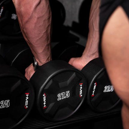 27.5 KG Polyurethane Dumbbell – Durable Fitness Equipment