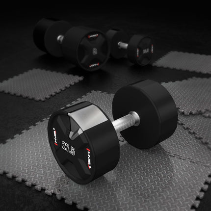 27.5 KG Polyurethane Dumbbell – Durable Fitness Equipment