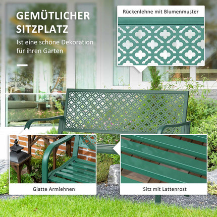 Dark green sofa - 280 kg, 127x63x83 cm