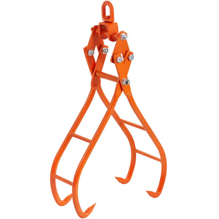 28-Inch 4-Claw Log Lifting Tongs, Swivel Ring, 2205 lb